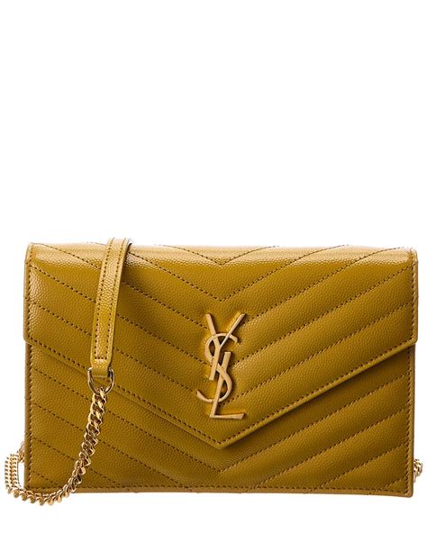 mustard ysl bag